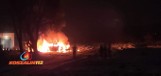 Pożar w miejscowości Chłopska  Kępa w gminie Świeszyno. Palił się samochód osobowy