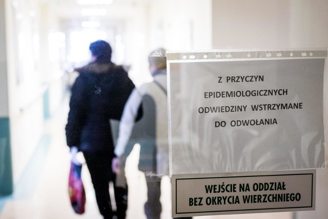 16.02.2018 bydgoszcz szpital biziel epidemia grypa zakaz odwiedzin medycyna . fot: tomasz czachorowski/polska press