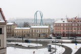 W Bydgoszczy spadł śnieg. Zobacz, jak miasto wygląda w zimowej odsłonie [zdjęcia]
