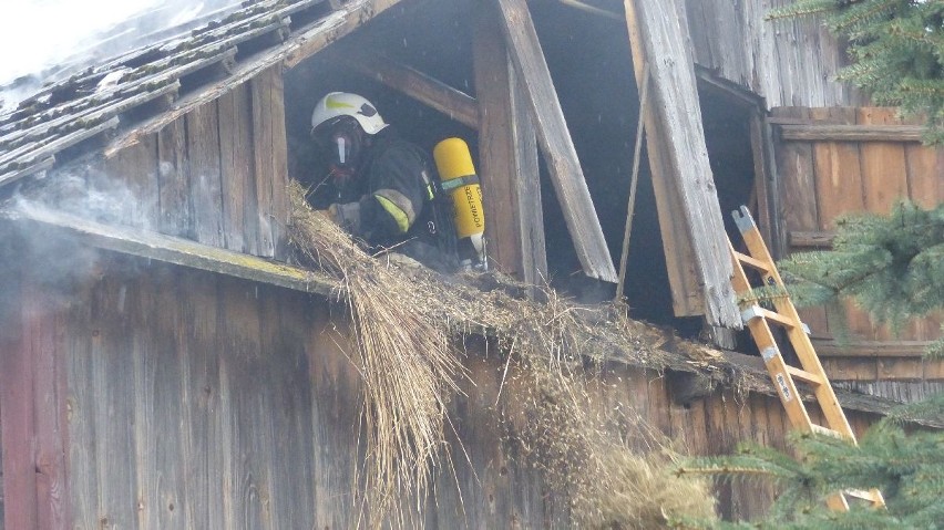 Pożar w Skarżysku Kościelnym. Dom stanął płomieniach 