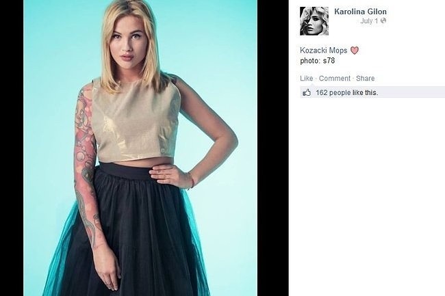 Karolina Gilon (fot. screen z Facebook.com)