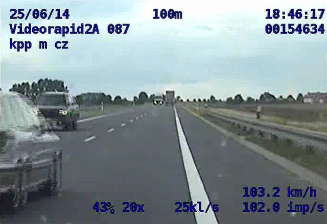 Policjanci z Międzyrzecza zatrzymali dwóch drogowych piratów. Jeden z nich przekroczył dopuszczalną prędkość o blisko 60 km i podczas wyprzedzania "na trzeciego&#8221; doprowadził do bardzo groźnej sytuacji.