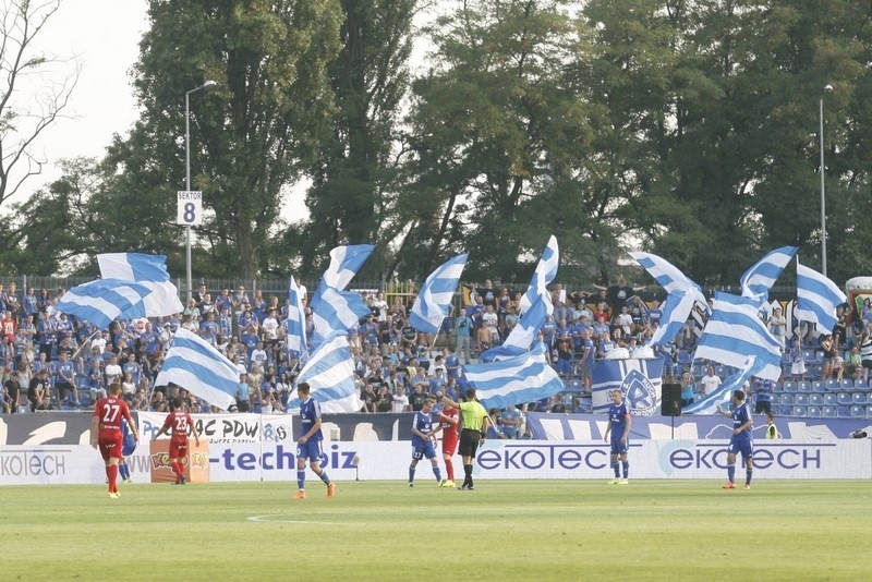 Mecz Ruch Chorzów - Podbeskidzie 1:1 Pożegnanie Marcina...