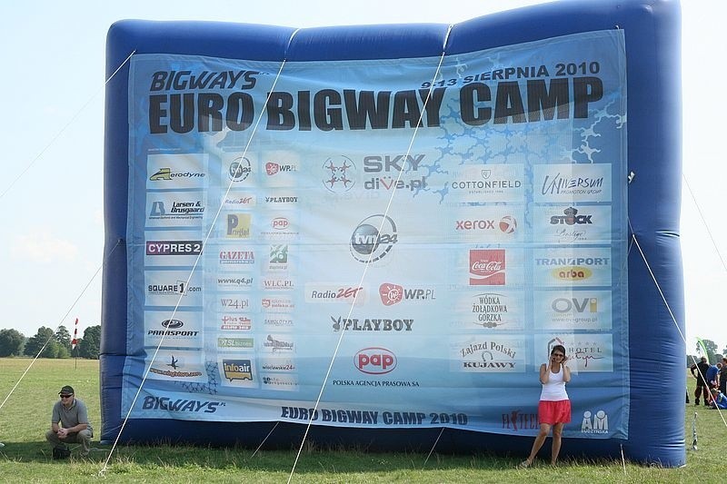 Euro Big Way Camp 2010 w Kruszynie. Przygotowania do bicia rekordu Europy.