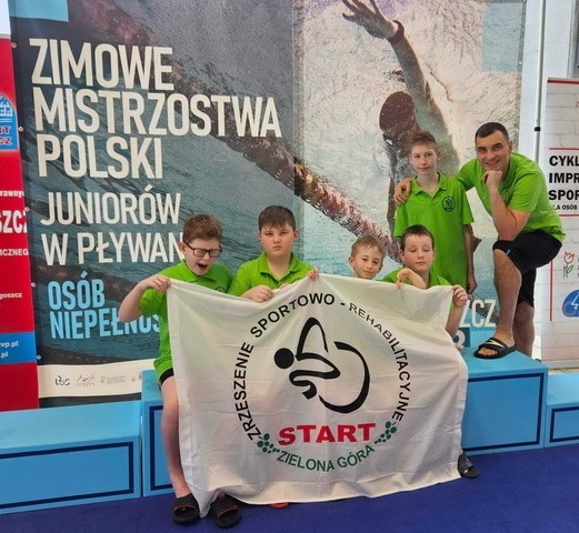 Pięciu reprezentantów Zrzeszenia Sportowo-Rehabilitacyjnego START Zielona Góra przywiozło brązowy medal z mistrzostw Polski!