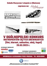 Nasz Patronat. V Ogólnopolski Konkurs Instrumentów Dętych Drewnianych w Błażowej