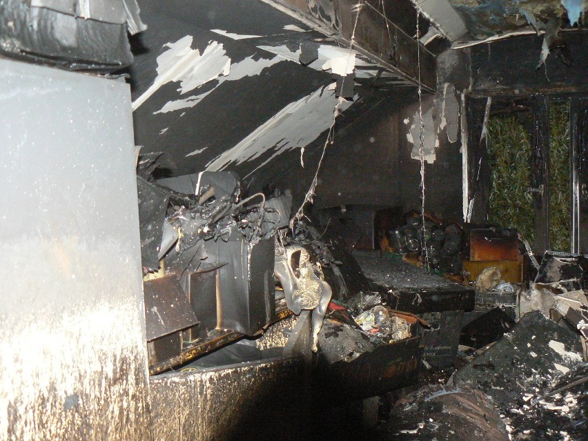 Pożar w Golinie: Palił się dom burmistrza