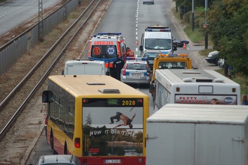 Śmierć motocyklisty. Wypadek na al. Politechniki  (aktuali.)