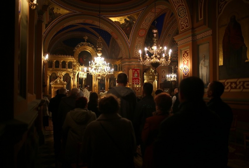 Wielkanoc w cerkwi prawosławnej w Piotrkowie [ZDJĘCIA]