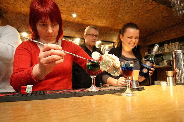 Szkolenie barmanów w restauracji Staromiejska w Slupsku.