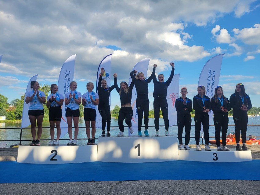 Podium K4 na 500 m