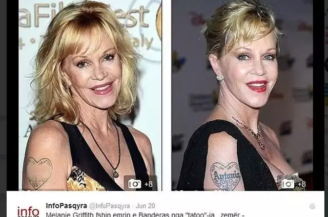 Melanie Griffith (fot. screen z Twitter.com)