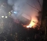 Groźny pożar samochodu w powiecie sulęcińskim. Auto doszczętnie spłonęło [ZDJĘCIA]