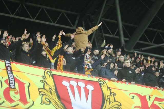 Kibice na meczu Korona Kielce Górnik Zabrze