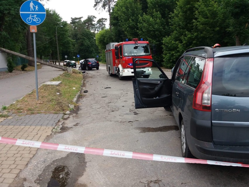 Wypadek w Augustowie na ulicy Turystycznej. Zderzyły się...