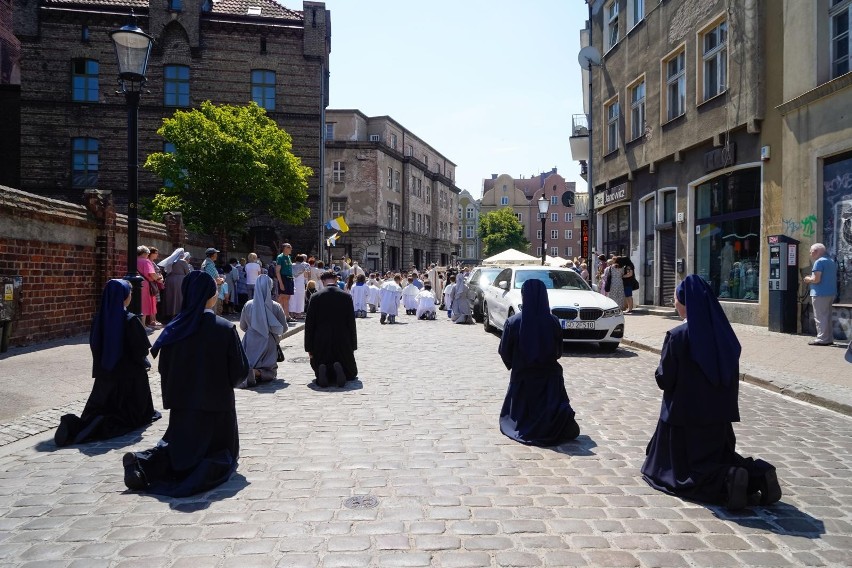 Procesja Bożego Ciała na ulicach Gdańska. Tak wyglądały...
