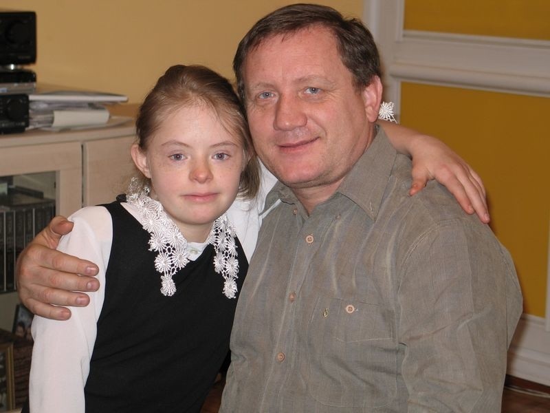 Małgosia Częstochowska z tatą