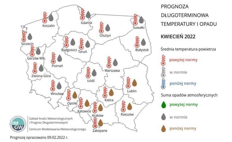 Pogoda na wiosnę 2022 - Pomorze. Długoterminowa prognoza pogody. Jaka będzie wiosna 2022?