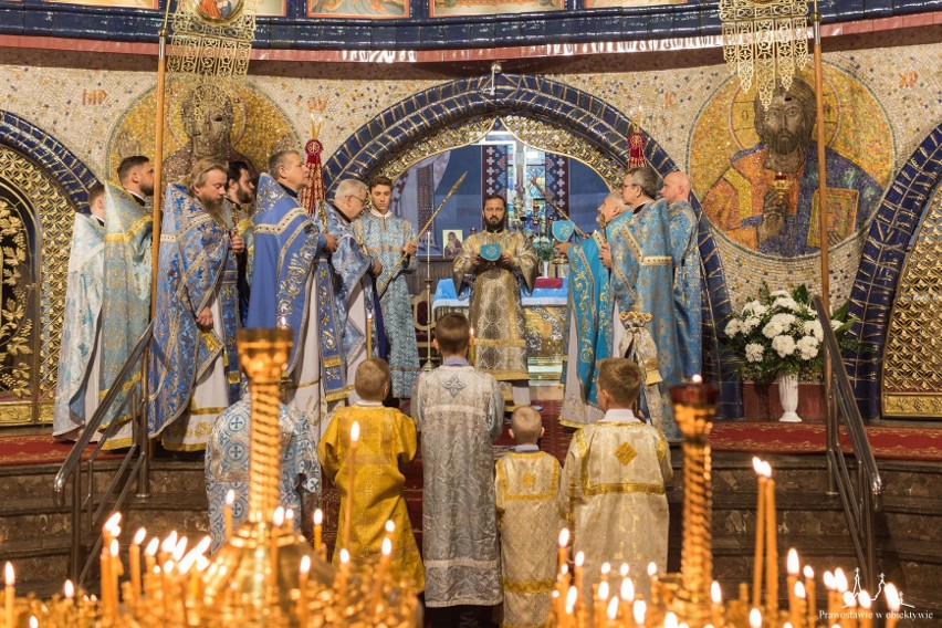 Hajnówka. Sobór św. Trójcy. Święto Ikony Przenajświętszej...