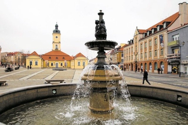 Fontanna na Rynku Kościuszki w Białymstoku