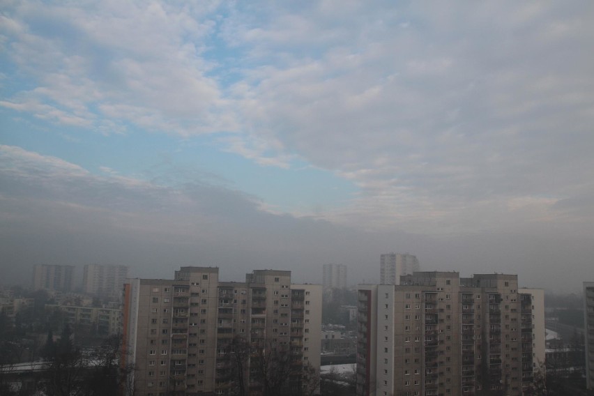 Kraków. Smog nad Prądnikiem Czerwonym [ZDJĘCIA]