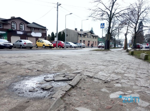 Remont chodnika potrwa do końca kwietnia