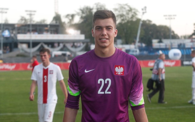 31.08.2017 rzeszow mecz towarzyski reprezentacji u 20 polska szwajcaria stadion miejski stal nz radoslaw majecki fot krzysztof kapica