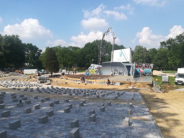 Trwa remont amfiteatru w Parku Grabek. Święto miasta zostało przeniesione na stadion MOSiR-u