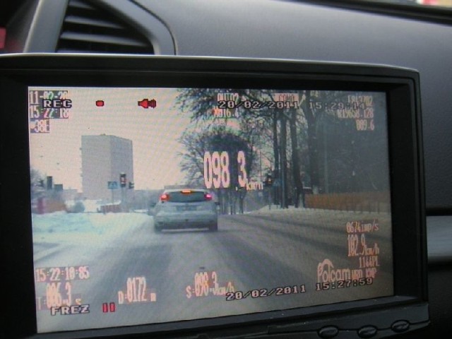 Białostoccy policjanci wyłapywali kierowców za pomocą wideorejestratora