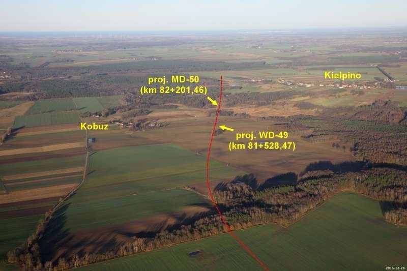 Zobacz zdjęcia lotnicze odcinka drogi S6 Goleniów – Kiełpino
