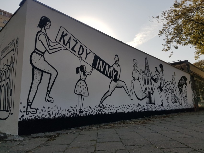 Nowy mural przy ul. Gajowickiej we Wrocławiu