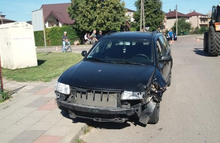 W czwartek, po godz. 15, w Knyszynie doszło do wypadku.