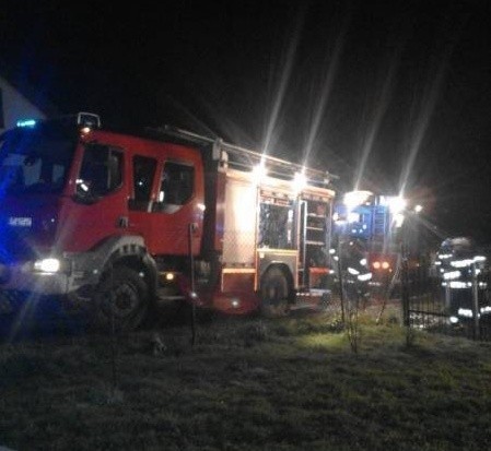 Koniuszowa: Nocna akcja strażaków. Pożar domku letniskowego