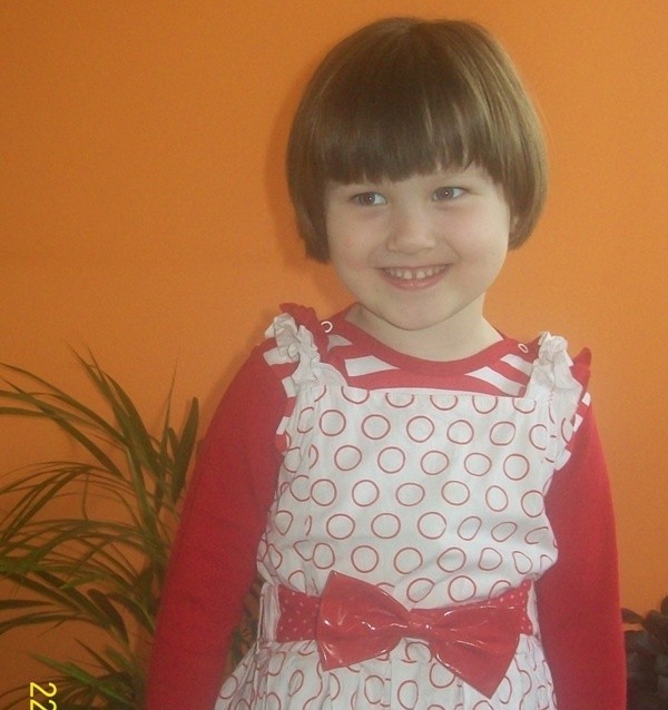 25. Klaudia Łuszczewska ma 4 latka. Miesza w Ostrowi...