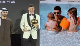 Robert Lewandowski w Dubaju. Szybkie wczasy z rodziną i znajomymi, a w międzyczasie odbiór nagrody Globe Soccer Awards