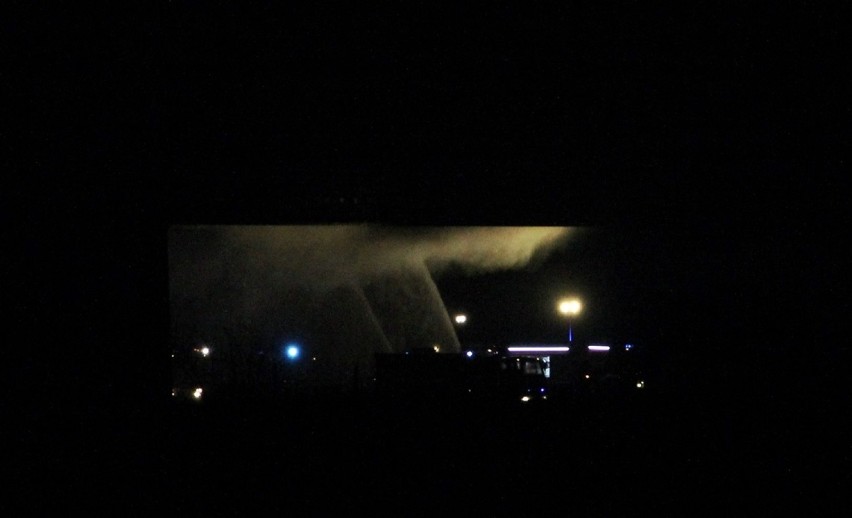 Pożar mostu w Tczewie [26.11.2015 r.]