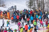 Krynica - Zdrój. Koniec ferii i tłumy turystów na stokach narciarskich [ZDJĘCIA]