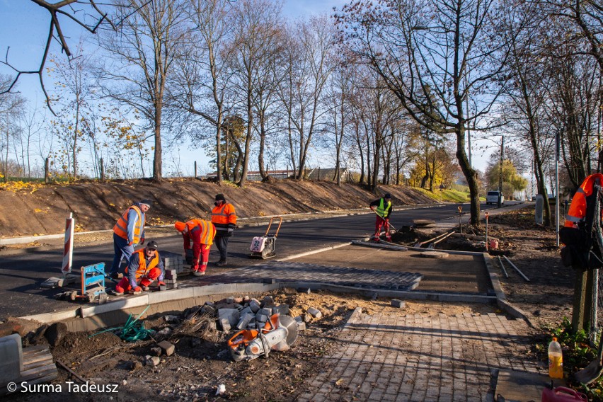 Stargard. Zobacz, jak idą prace wokół ronda powstającego na ulicy Gdyńskiej [ZDJĘCIA]