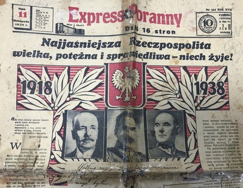 Święto Niepodległości w prasie sprzed 83 lat. Archiwalne wydanie „Expressu Porannego”