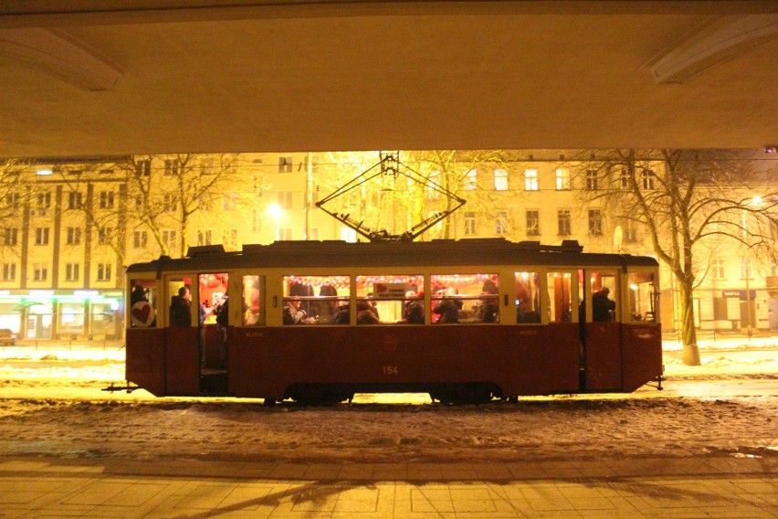 Walentynkowy tramwaj MPK Łódź