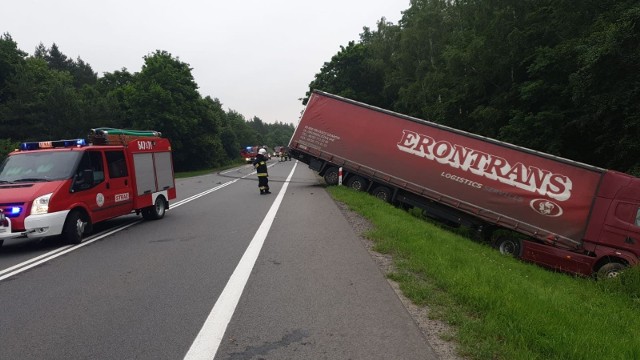 Śmiertelny wypadek na dk. 91 w miejscowości Księże Włóki (22.06.2020)