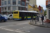 Wypadek w Ostrołęce na skrzyżowaniu ulic: Kilińskiego, Kopernika, Sienkiewicza i Goworowskiej. 13.05.2022
