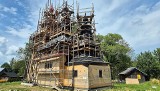 Trwa budowa świątyni prawosławnej, która będzie repliką nieistniejącej obecnie cerkwi p.w. św. św. Kosmy i Damiana w Nieznajowej 