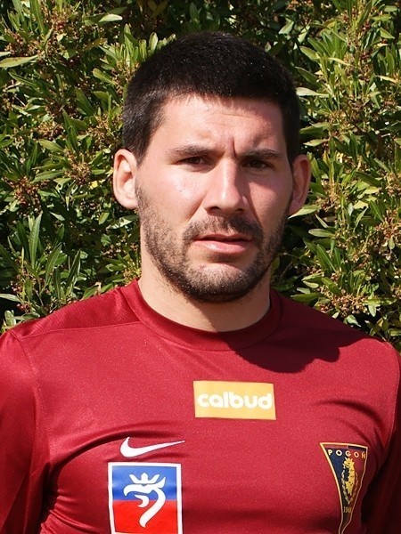 Vuk Sotirović zdobył dwie bramki dla Pogoni.