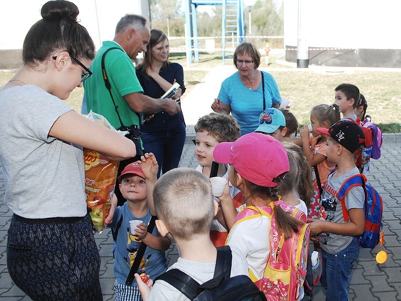 Tłumy dzieci w Akademii Wodnika