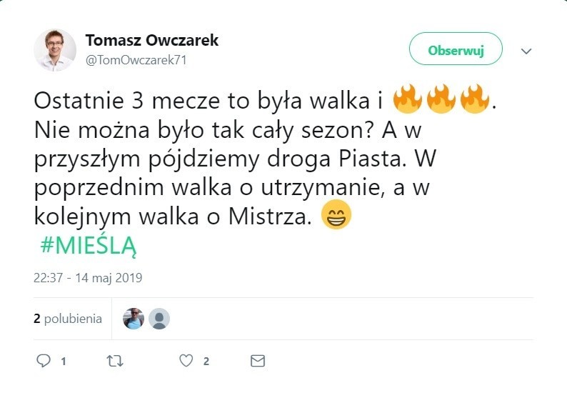 Nie milkną echa zwycięstwa Śląska Wrocław z Miedzią Legnica...