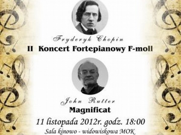 W niedzielę, 11 listopada, z okazji przypadającego w tym dniu Narodowego Święta Niepodległości w domu kultury wystąpi Orkiestra Symfoników Bydgoskich.