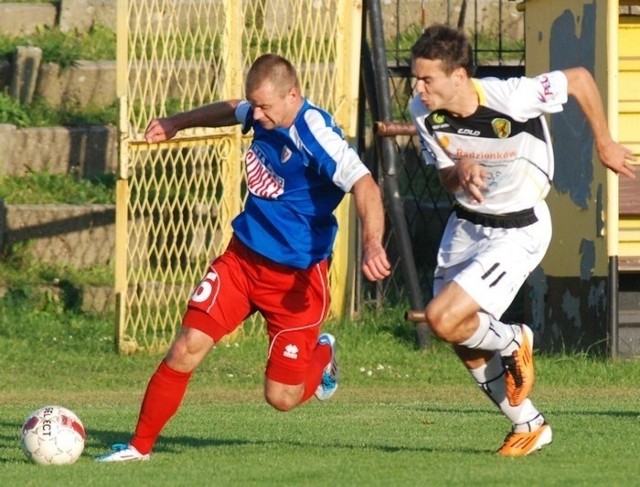 Pavol Cicman zdobył gola dla Piasta w meczu z Dalian Aerbin