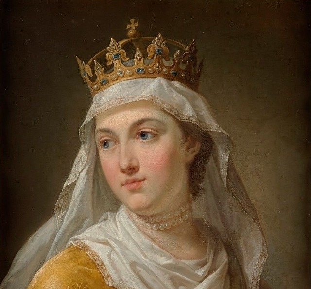 Św. Jadwiga Królowa, portret Marcello Bacciarellego.