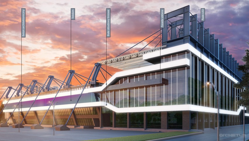 Koncepcja modernizacji stadionu Wisły.